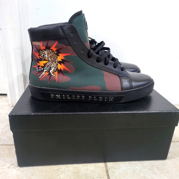 Camouflage Runner Philipp Plein Camouflage Sneakers Godzilla